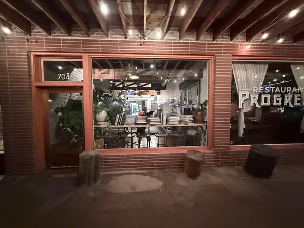 Restaurant Progress