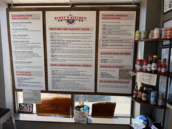 Scott's Kitchen and Catering at Hangar 29