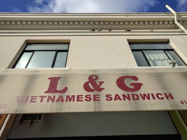 L & G Vietnamese Sandwich